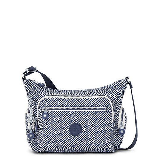 Torba Crossbody Kipling Gabbie Small Printed Szare | PL 2069OK